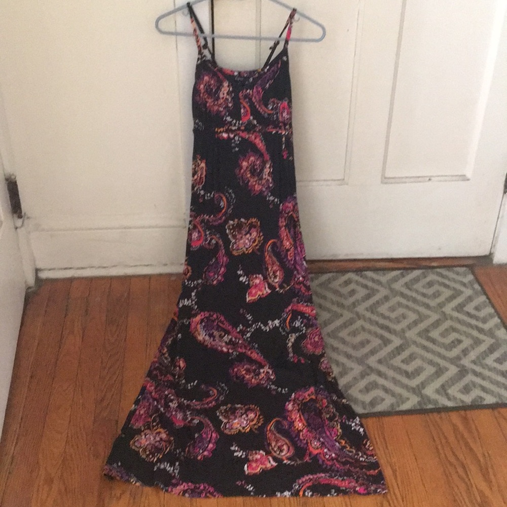 Paisley maxi dress